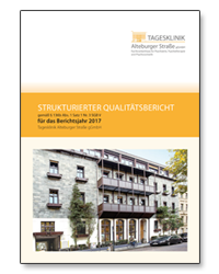 Titelseite Qualitaetsbericht 2017 - Frontansicht Gebäude