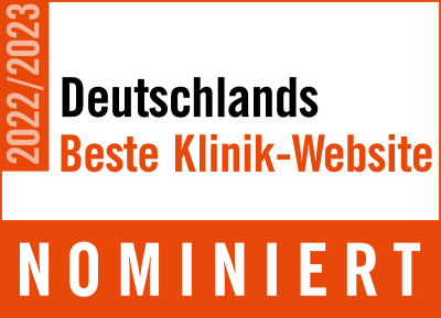 Deutschlands Beste Klinik-Website Award Logo nominiert